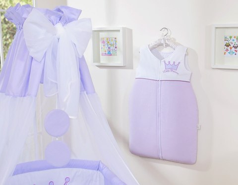 Śpiworek dla dzieci bawełniany M 6-12 mcy TOG 2.5 całoroczny ocieplany Little Princess fioletowy