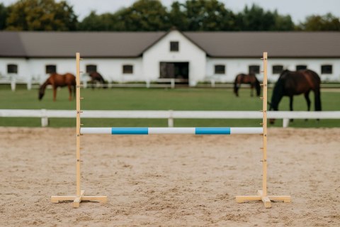Belka do przeszkody do skakania na Hobby Horse - jasnoniebieska - 120 cm