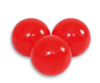 Plastikowe piłeczki do suchego basenu 50szt. - czerwone