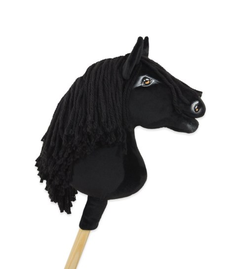 Hobby Horse Średni koń na kiju Premium czarny kary A4