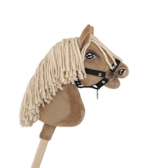 Kantar dla konia Hobby Horse uniwersalny A4 i A5 zapinany - czarny