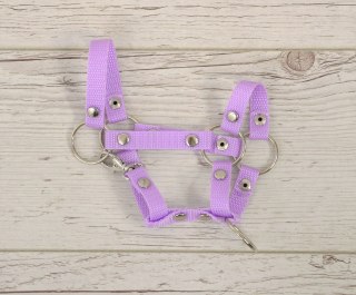 Kantar dla konia Hobby Horse uniwersalny A4 i A5 zapinany - fioletowy