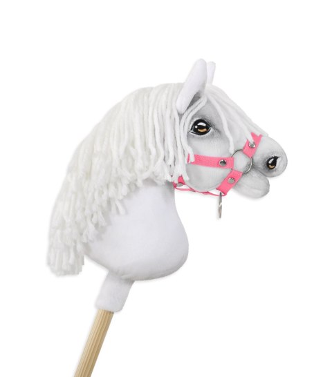 Kantar dla konia Hobby Horse uniwersalny A4 i A5 zapinany - różowy
