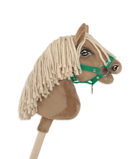 Kantar dla konia Hobby Horse uniwersalny A4 i A5 zapinany - zielony
